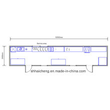 Dining House / Meeting / Bedroom / Single / Container House (shs-fp-kitchen &amp; dining001)